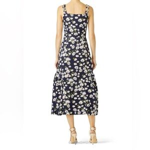 Mother of Pearl Daisy Midi Dress with chain detail straps EUC